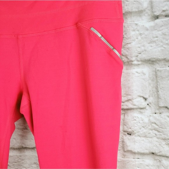 Athleta size small crop leggings pants hot pink - Picture 2 of 12